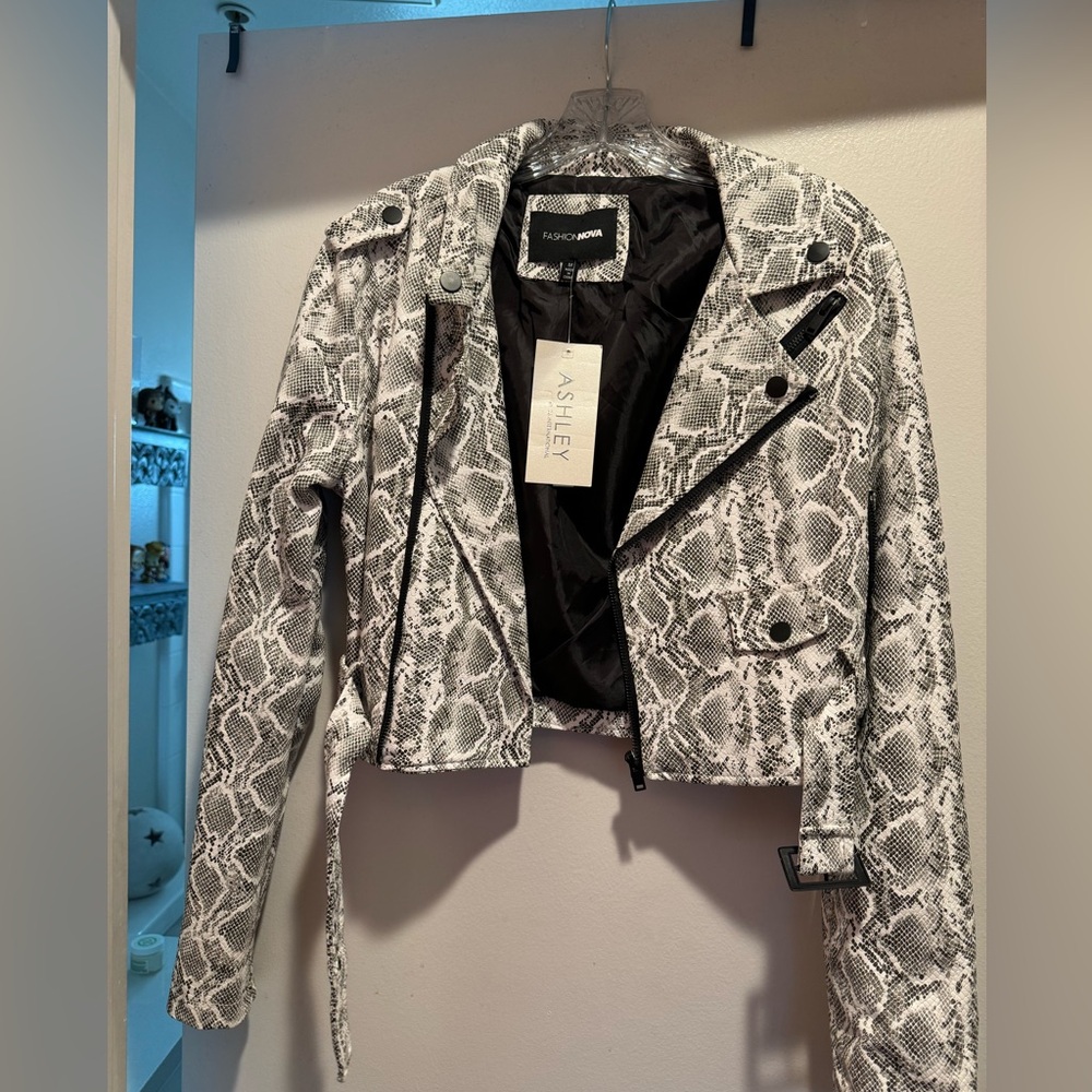 Lizard Animal Print Jacket